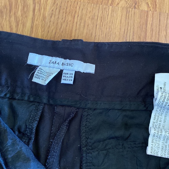 Zara Basic twill short- black XS- like new! - Picture 3 of 6